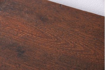 レトロ家具　昭和レトロ 古い木のシンプルなサイドテーブル(コンソールテーブル、机、作業台)