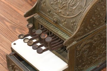 アンティーク雑貨　アメリカナショナル社製 アンティークレジスター