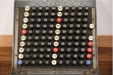 アンティーク雑貨　ジャンク品 アンティーク ブラント社製 小ぶりなキャッシャー(レジスター)