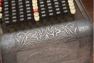 アンティーク雑貨　ジャンク品 アンティーク ブラント社製 小ぶりなキャッシャー(レジスター)