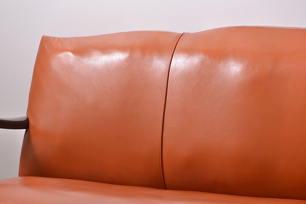 レトロ家具　昭和レトロ 1960年代　ポップな3Pソファ