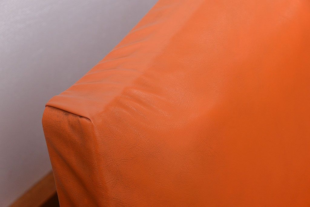 レトロ家具　昭和レトロ 1960年代　ポップな3Pソファ