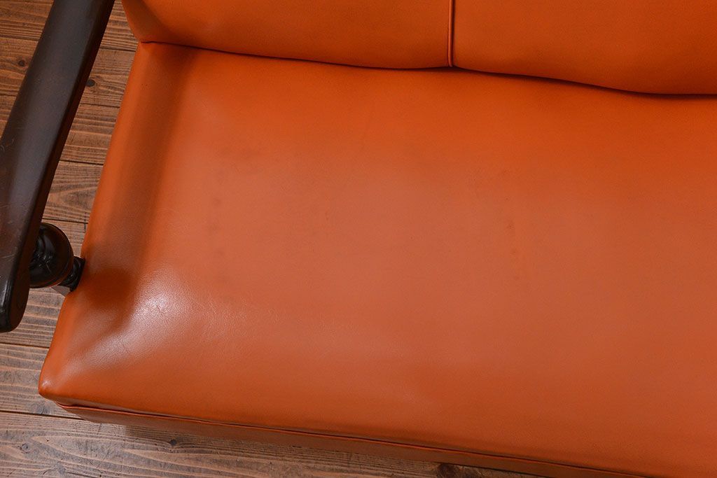 レトロ家具　昭和レトロ 1960年代　ポップな3Pソファ