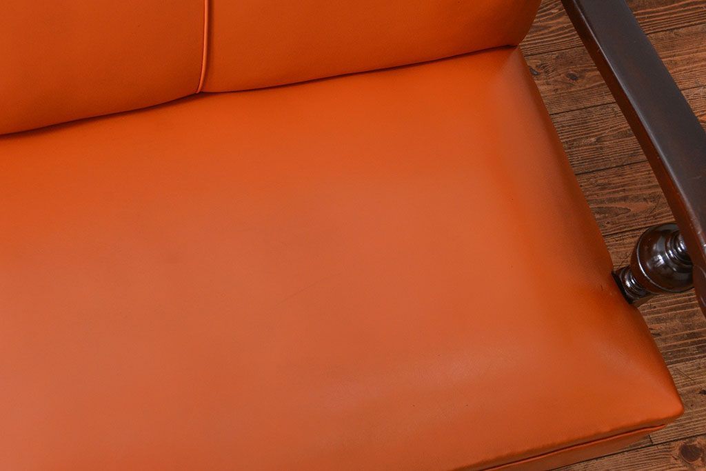 レトロ家具　昭和レトロ 1960年代　ポップな3Pソファ