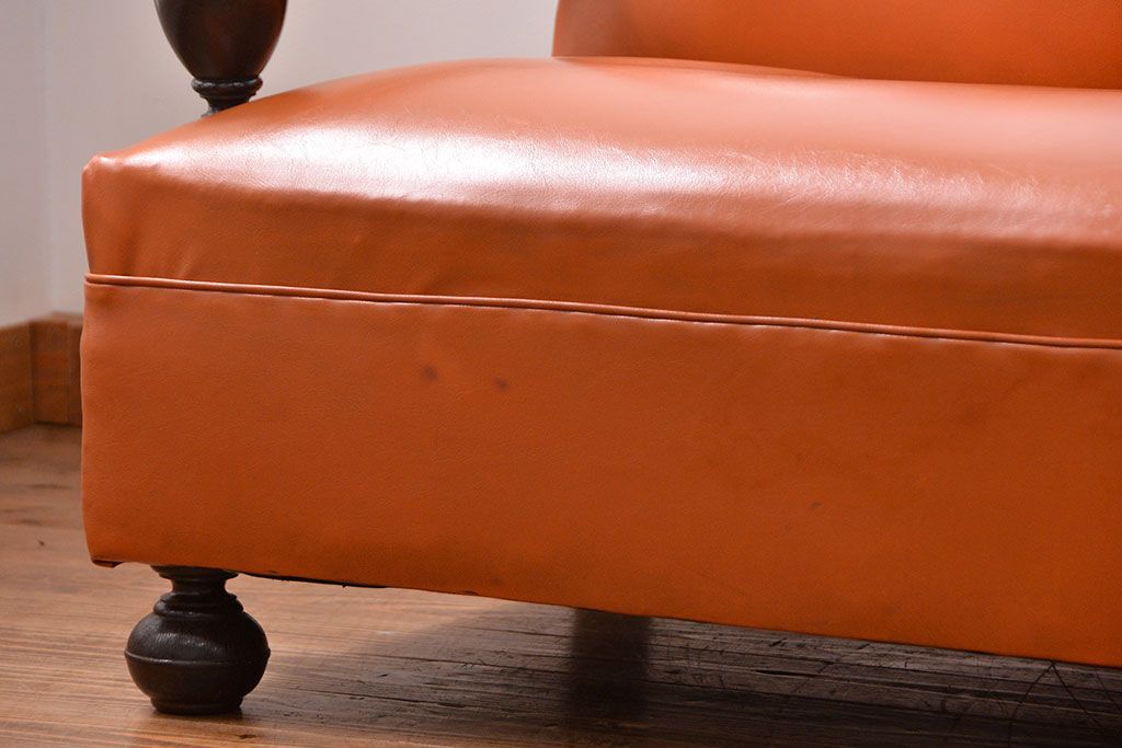 レトロ家具　昭和レトロ 1960年代　ポップな3Pソファ