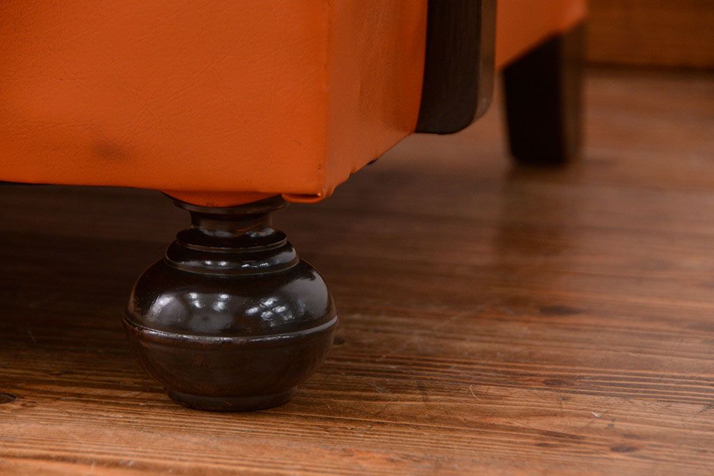 レトロ家具　昭和レトロ 1960年代　ポップな3Pソファ