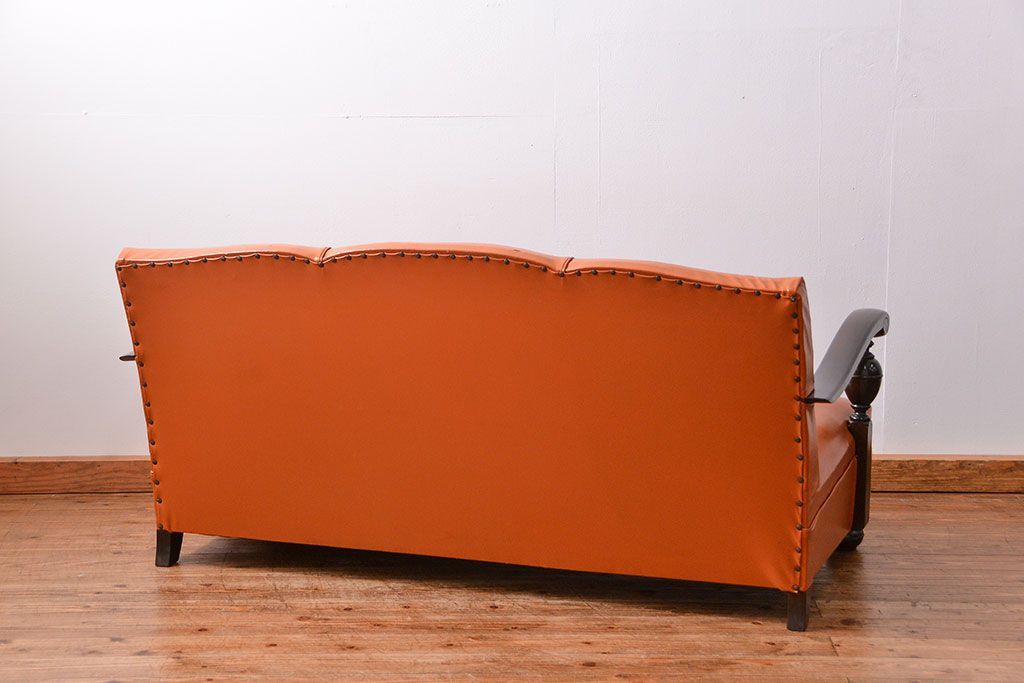 レトロ家具　昭和レトロ 1960年代　ポップな3Pソファ