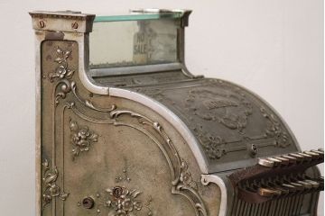 アンティーク雑貨　1900年頃 アメリカ ナショナル社製 アンティークレジスター(キャッシャー)