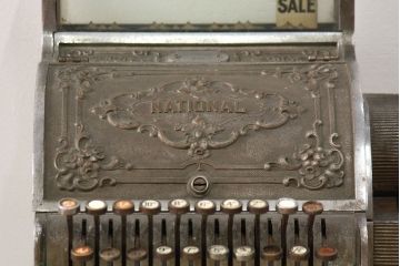 アンティーク雑貨　1900年頃 アメリカ ナショナル社製 アンティークレジスター(キャッシャー)