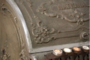 アンティーク雑貨　1900年頃 アメリカ ナショナル社製 アンティークレジスター(キャッシャー)