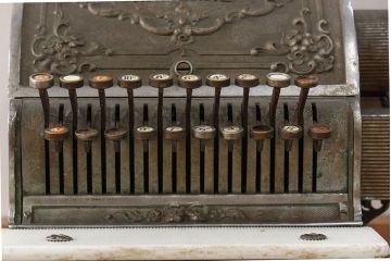 アンティーク雑貨　1900年頃 アメリカ ナショナル社製 アンティークレジスター(キャッシャー)
