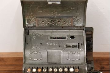 アンティーク雑貨　1900年頃 アメリカ ナショナル社製 アンティークレジスター(キャッシャー)