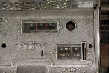 アンティーク雑貨　1900年頃 アメリカ ナショナル社製 アンティークレジスター(キャッシャー)