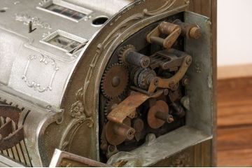 アンティーク雑貨　1900年頃 アメリカ ナショナル社製 アンティークレジスター(キャッシャー)