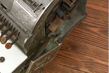 アンティーク雑貨　1900年頃 アメリカ ナショナル社製 アンティークレジスター(キャッシャー)