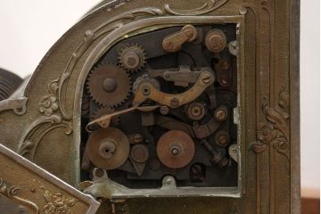 アンティーク雑貨　1900年頃 アメリカ ナショナル社製 アンティークレジスター(キャッシャー)