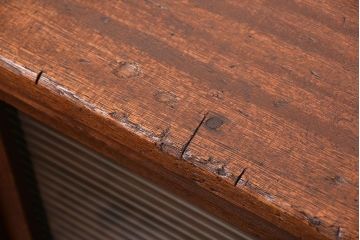 昭和レトロ ラフジュ工房オリジナル　引き出し付きテレビボード(TVボード、ローボード)