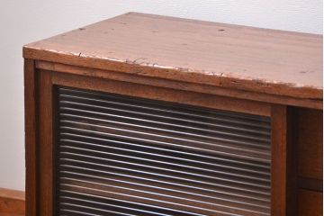 昭和レトロ ラフジュ工房オリジナル　引き出し付きテレビボード(TVボード、ローボード)