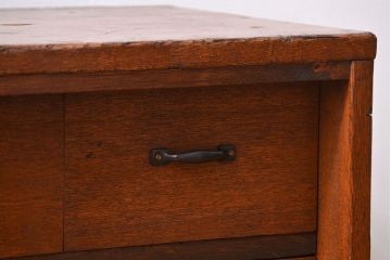 昭和レトロ ラフジュ工房オリジナル　引き出し付きテレビボード(TVボード、ローボード)