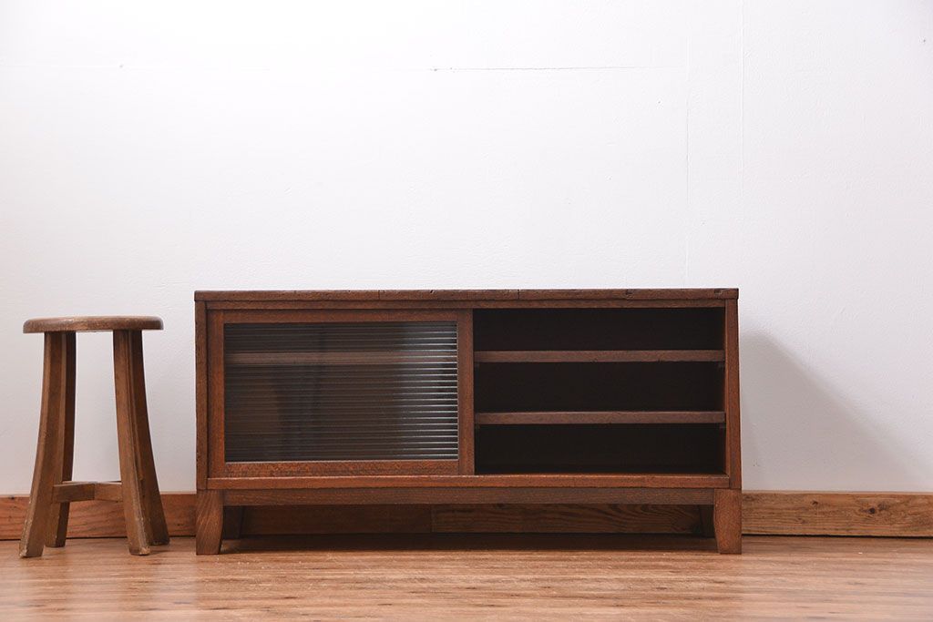 昭和レトロ ラフジュ工房オリジナル 　テレビボード(TVボード、ローボード)