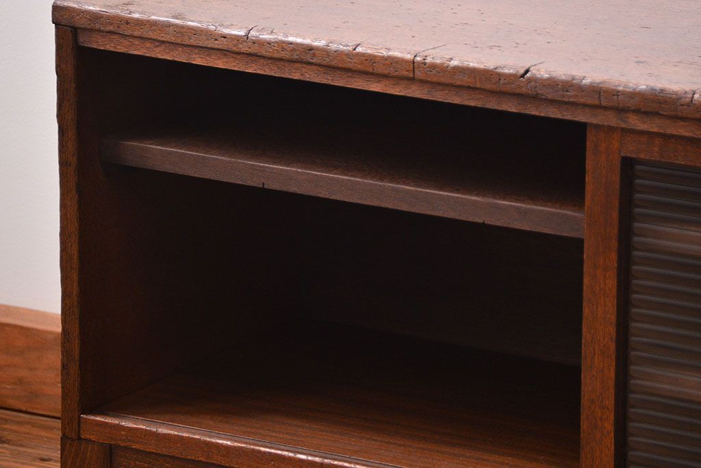 昭和レトロ ラフジュ工房オリジナル 　テレビボード(TVボード、ローボード)