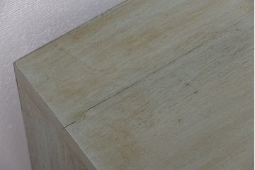 ラフジュ工房オリジナル　アンティークペイント引き出し付きローボード(テレビボード、TVボード)