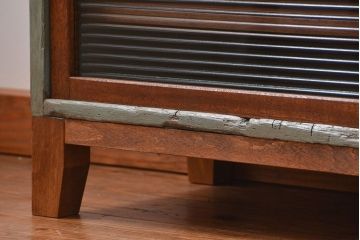 ラフジュ工房オリジナル　アンティークペイント引き出し付きローボード(テレビボード、TVボード)