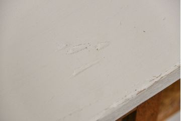 ラフジュ工房オリジナル　アンティークペイント脚付きローボード(テレビボード・TVボード)