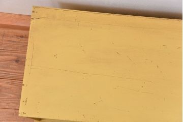 アンティーク家具　アンティークペイント　小さな飾り棚(収納棚)