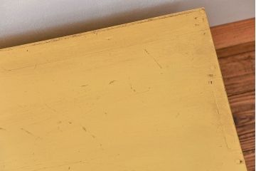 アンティーク家具　アンティークペイント　小さな飾り棚(収納棚)