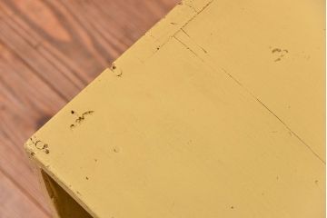 アンティーク家具　アンティークペイント　小さな飾り棚(収納棚)
