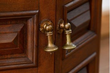 アンティーク家具　海外輸入品　大理石オクタゴン高級サイドテーブル(机、キャビネット)