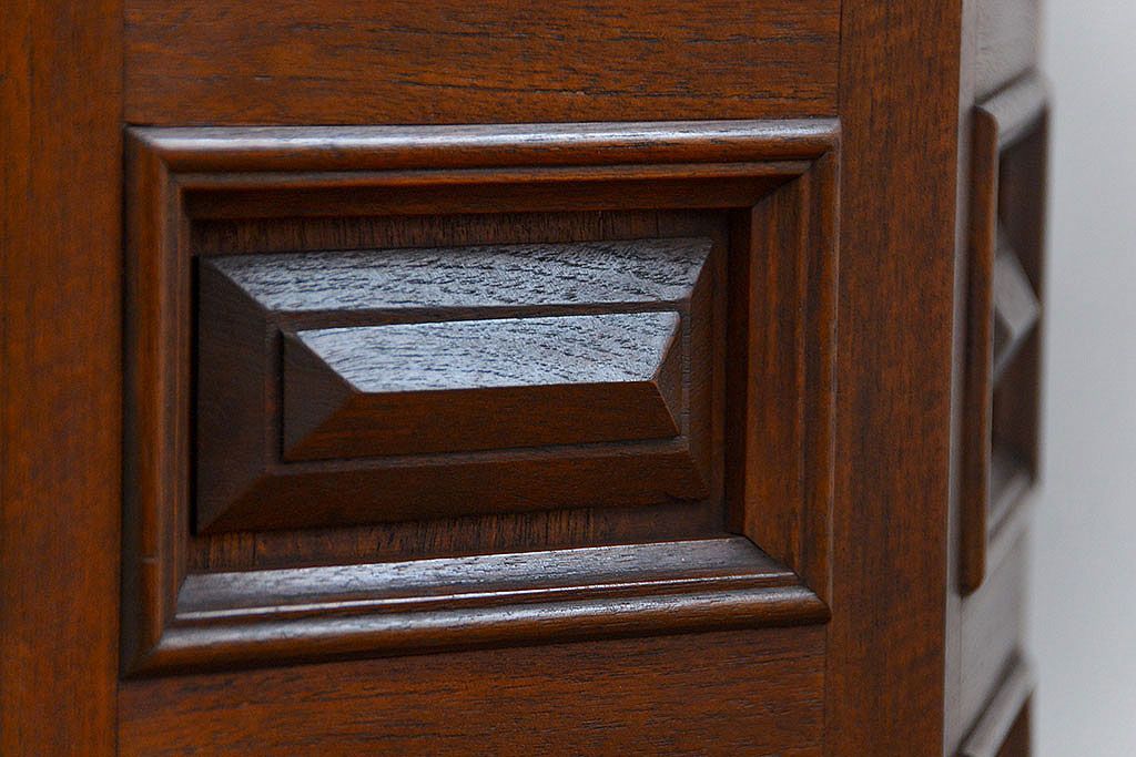 アンティーク家具　海外輸入品　大理石オクタゴン高級サイドテーブル(机、キャビネット)