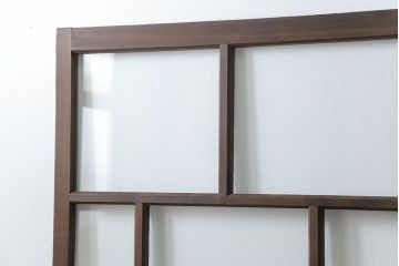 古民具・骨董 アンティークガラス戸一枚(1)　(引き戸、和風建具)