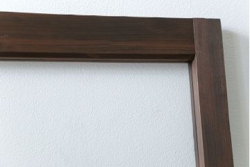 古民具・骨董 アンティークガラス戸一枚(1)　(引き戸、和風建具)