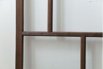 古民具・骨董 アンティークガラス戸一枚(1)　(引き戸、和風建具)