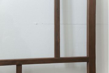 古民具・骨董 アンティークガラス戸一枚(1)　(引き戸、和風建具)