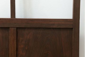 古民具・骨董 アンティークガラス戸一枚(1)　(引き戸、和風建具)