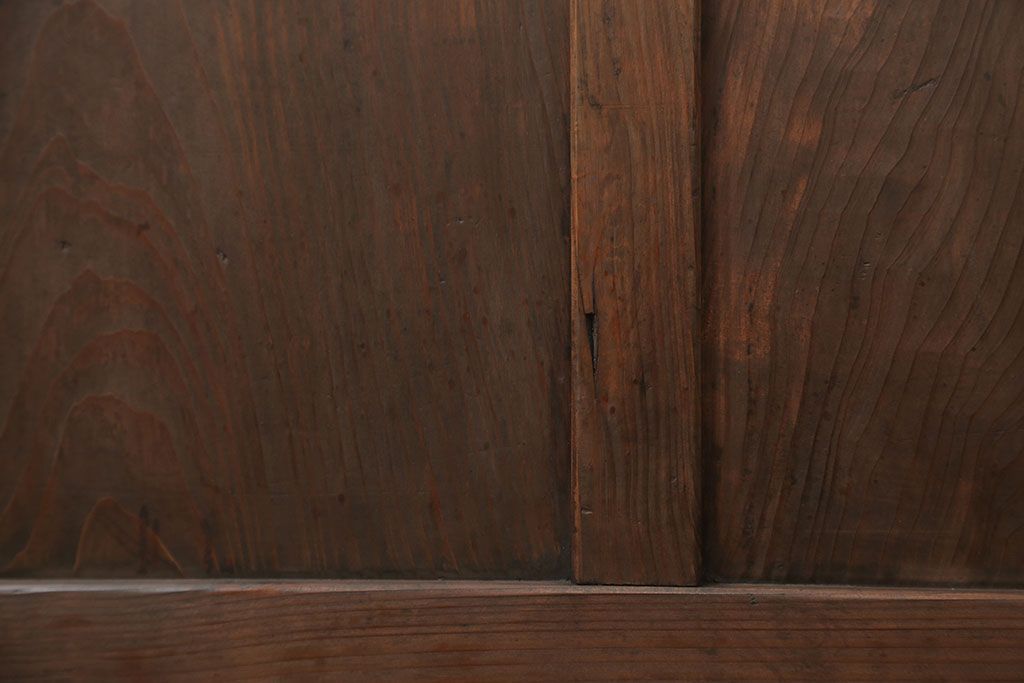 古民具・骨董 アンティークガラス戸一枚(1)　(引き戸、和風建具)