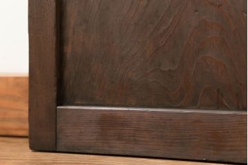 古民具・骨董 アンティークガラス戸一枚(1)　(引き戸、和風建具)