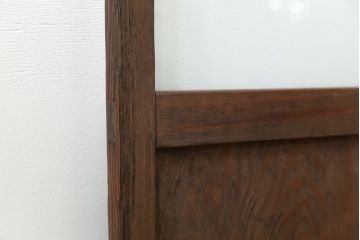 古民具・骨董 アンティークガラス戸一枚(1)　(引き戸、和風建具)