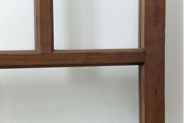 古民具・骨董 アンティークガラス戸一枚(2)　(引き戸、和風建具)