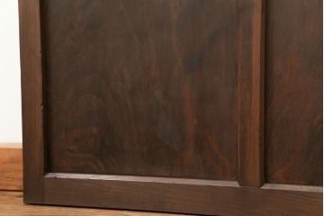 古民具・骨董 アンティークガラス戸一枚(2)　(引き戸、和風建具)