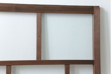 古民具・骨董 アンティークガラス戸一枚(2)　(引き戸、和風建具)