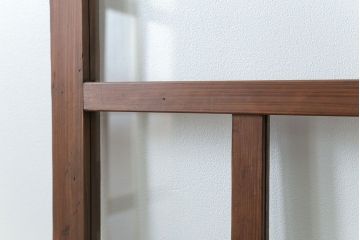 古民具・骨董 アンティークガラス戸一枚(2)　(引き戸、和風建具)