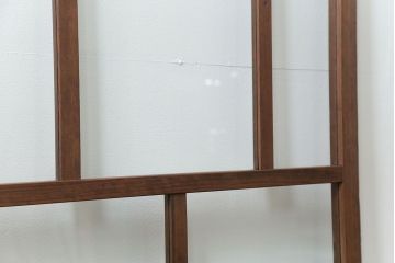 古民具・骨董 アンティークガラス戸一枚(2)　(引き戸、和風建具)