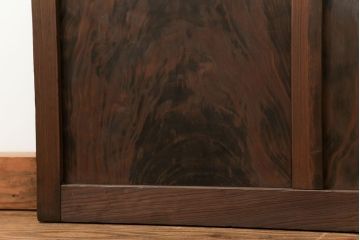 古民具・骨董 アンティークガラス戸一枚(2)　(引き戸、和風建具)