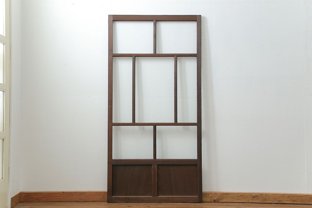 古民具・骨董 アンティークガラス戸一枚