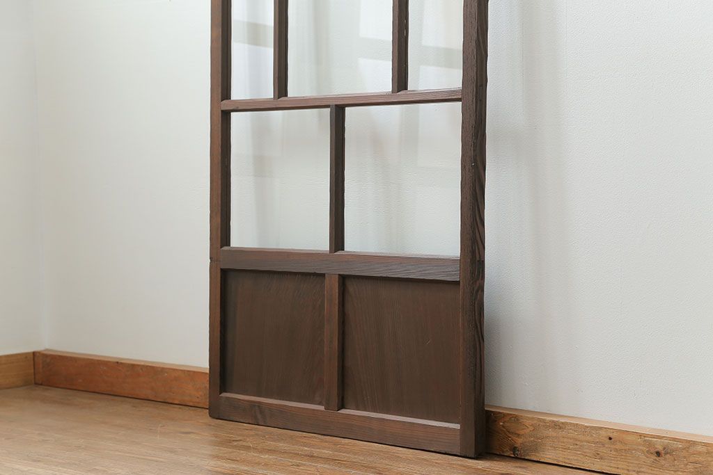 古民具・骨董 アンティークガラス戸一枚