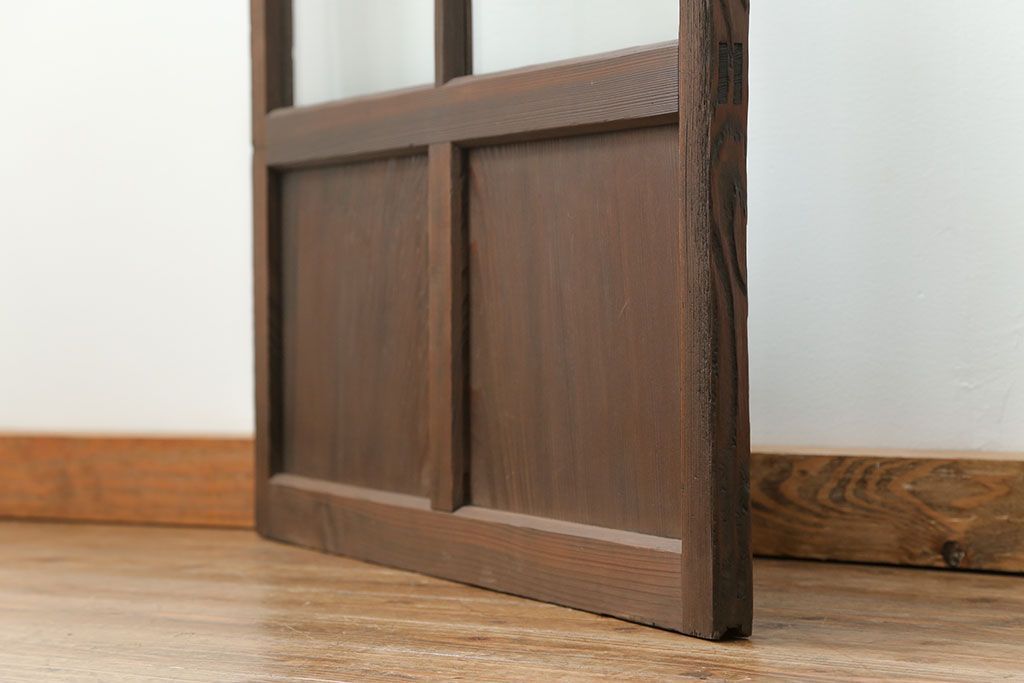 古民具・骨董 アンティークガラス戸一枚